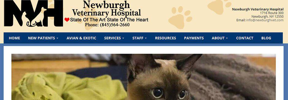 New WordPress Design Project – Newburgh Veterinary Hospital