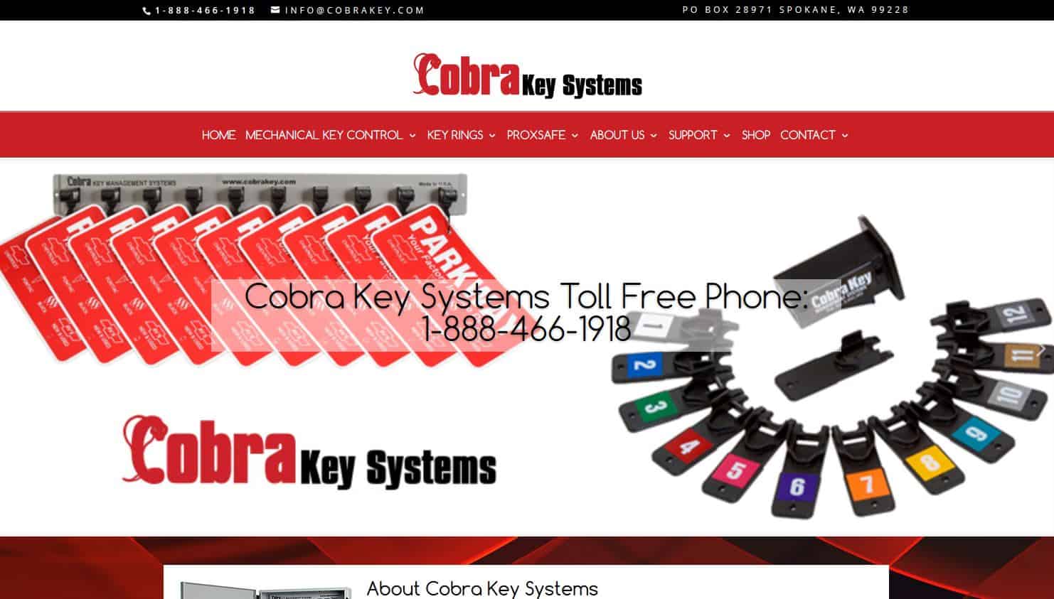 WordPress redesign project – Cobra Key Systems