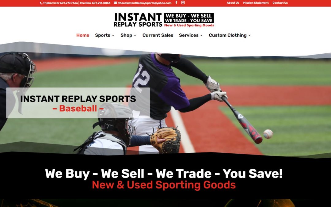 WordPress Redesign Project – Instant Replay Sports