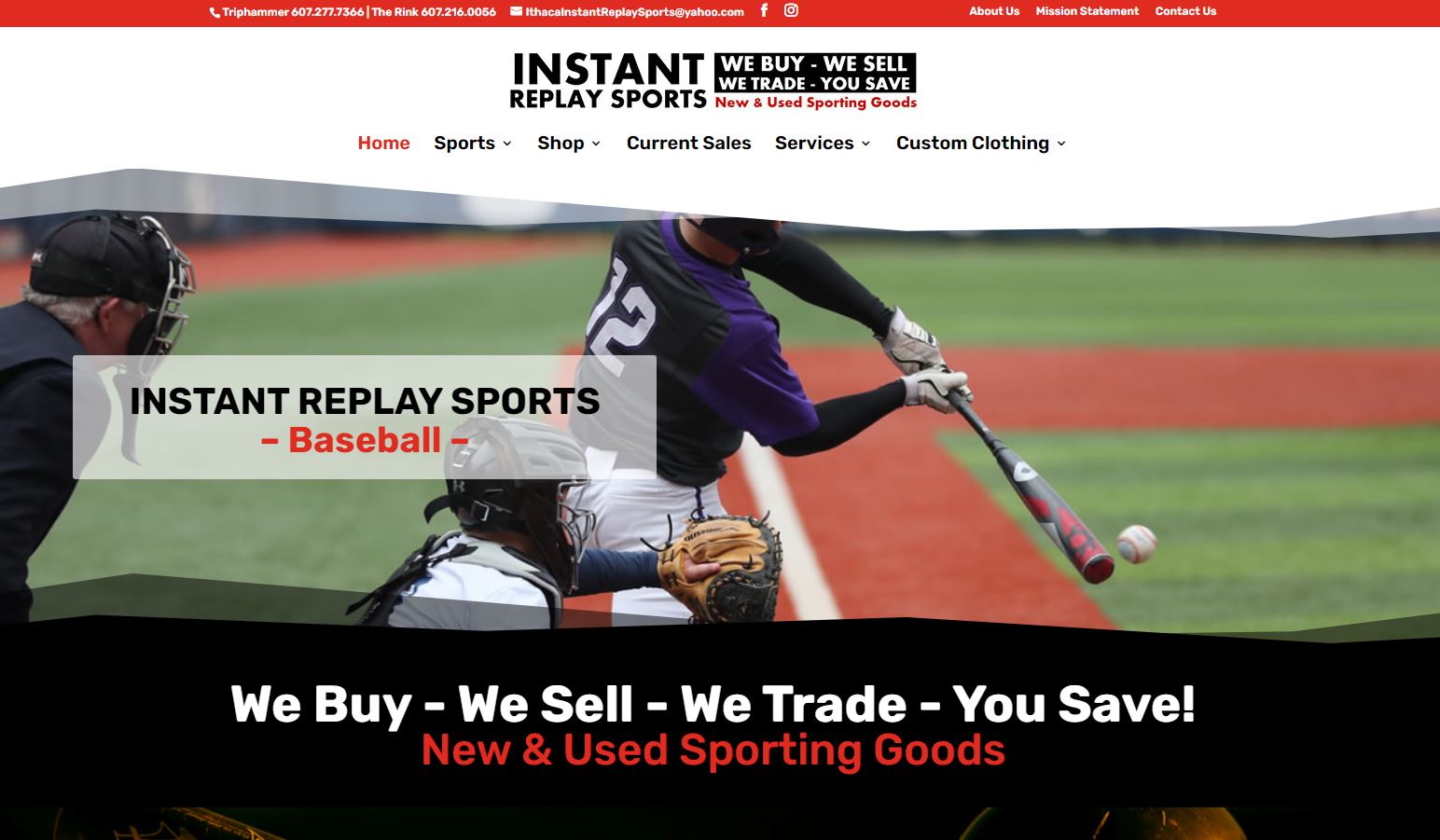 WordPress Redesign Project – Instant Replay Sports