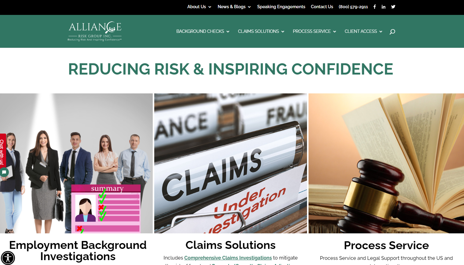 WordPress Redesign Project – Alliance Risk Group